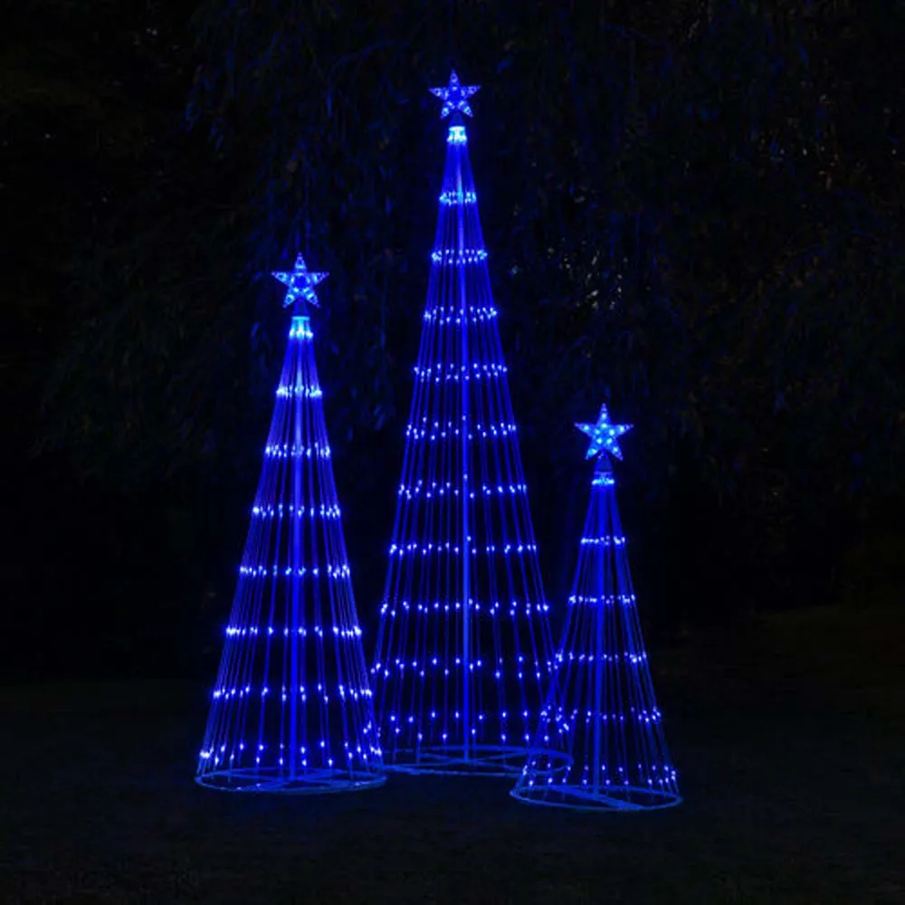 12-ft. Blue LED Animated Outdoor Lightshow Christmas Tree