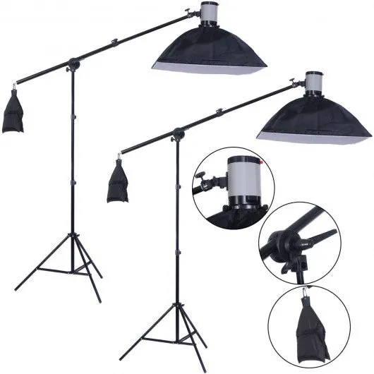 2 X 160W Photography Lighting Studio Flash Light Softbox