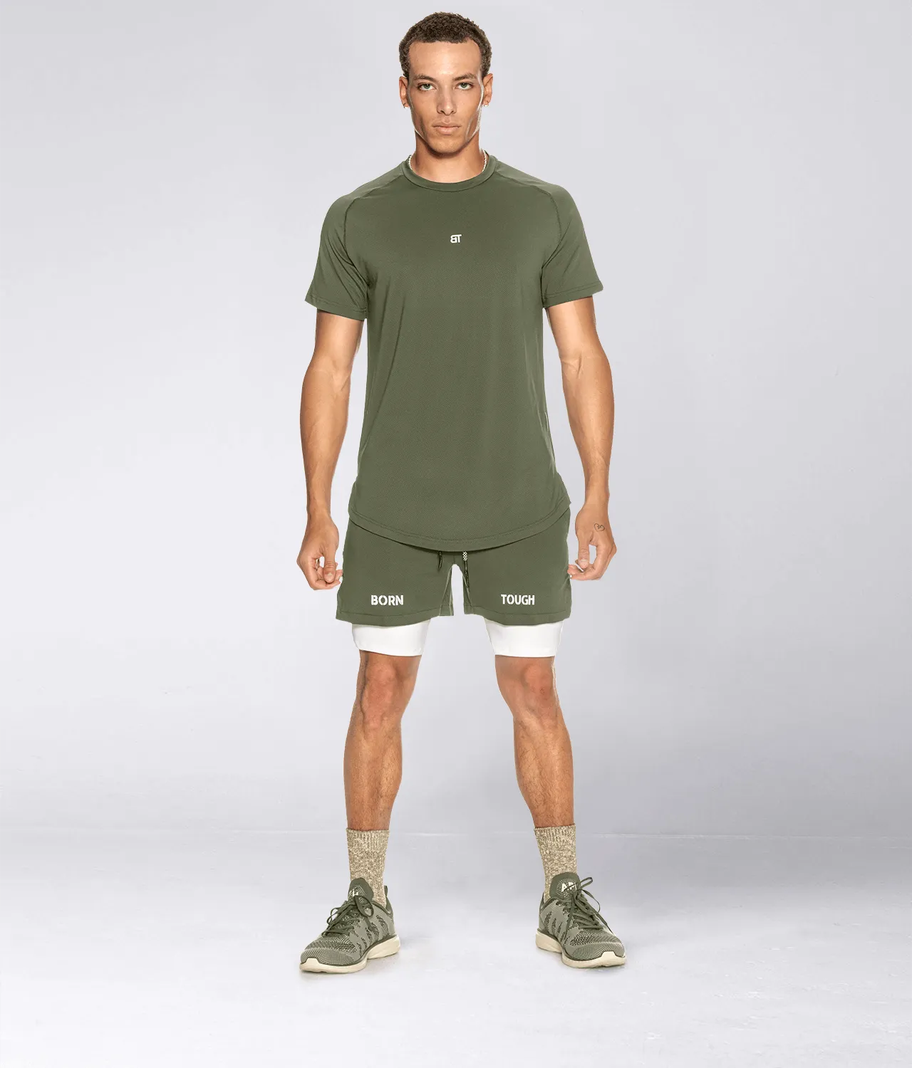 4000 . AirPro Regular-Fit T-Shirt - Military Green