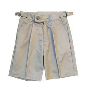 4043-G Sidestrap LL Drill Shorts - Grey