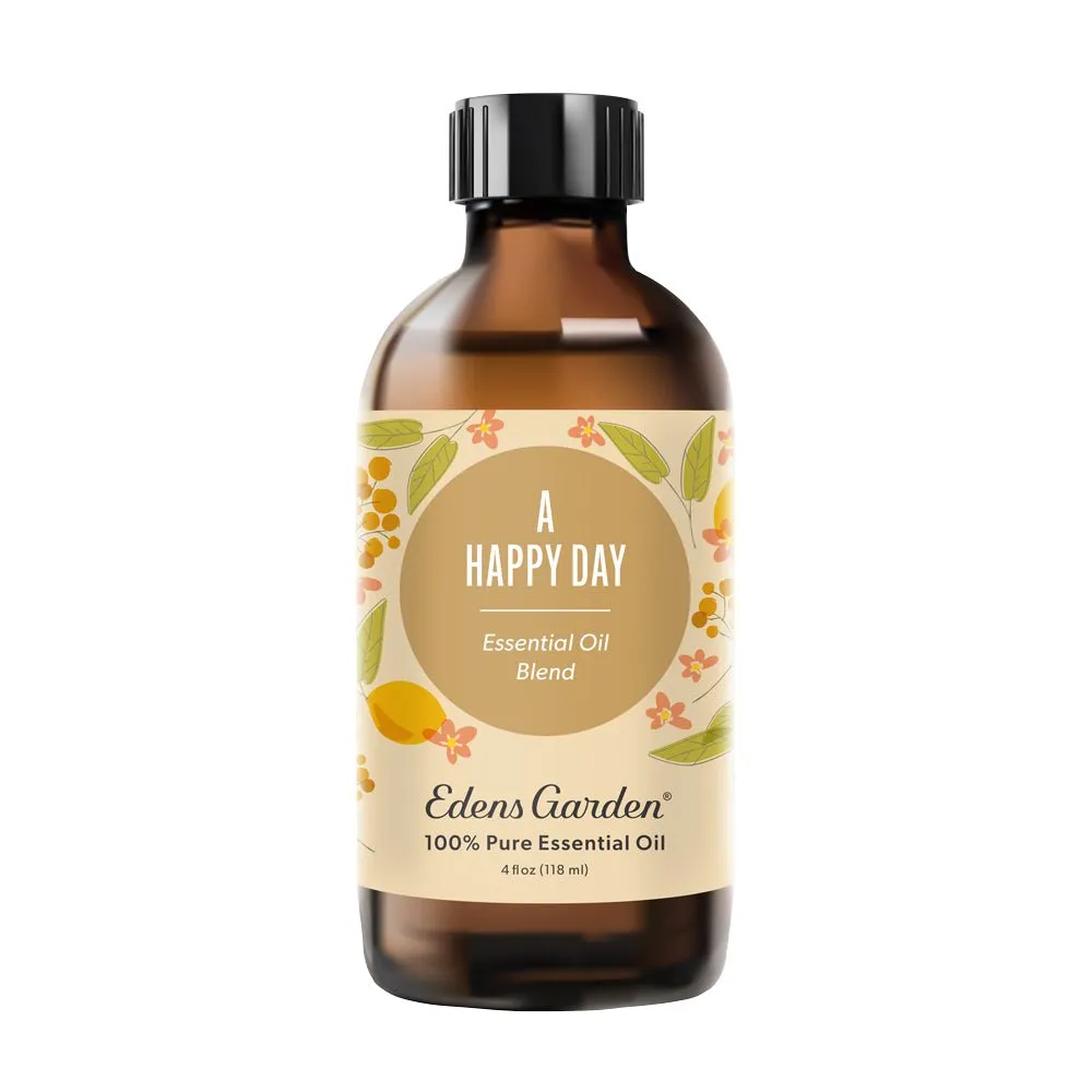 A Happy Day Essential Oil Blend- Radiant & Uplifting Citrus Aroma For A Perfect Day