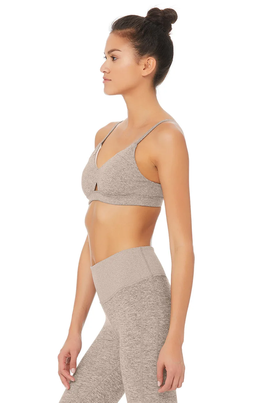 Alosoft Lounge Bra - Gravel Heather