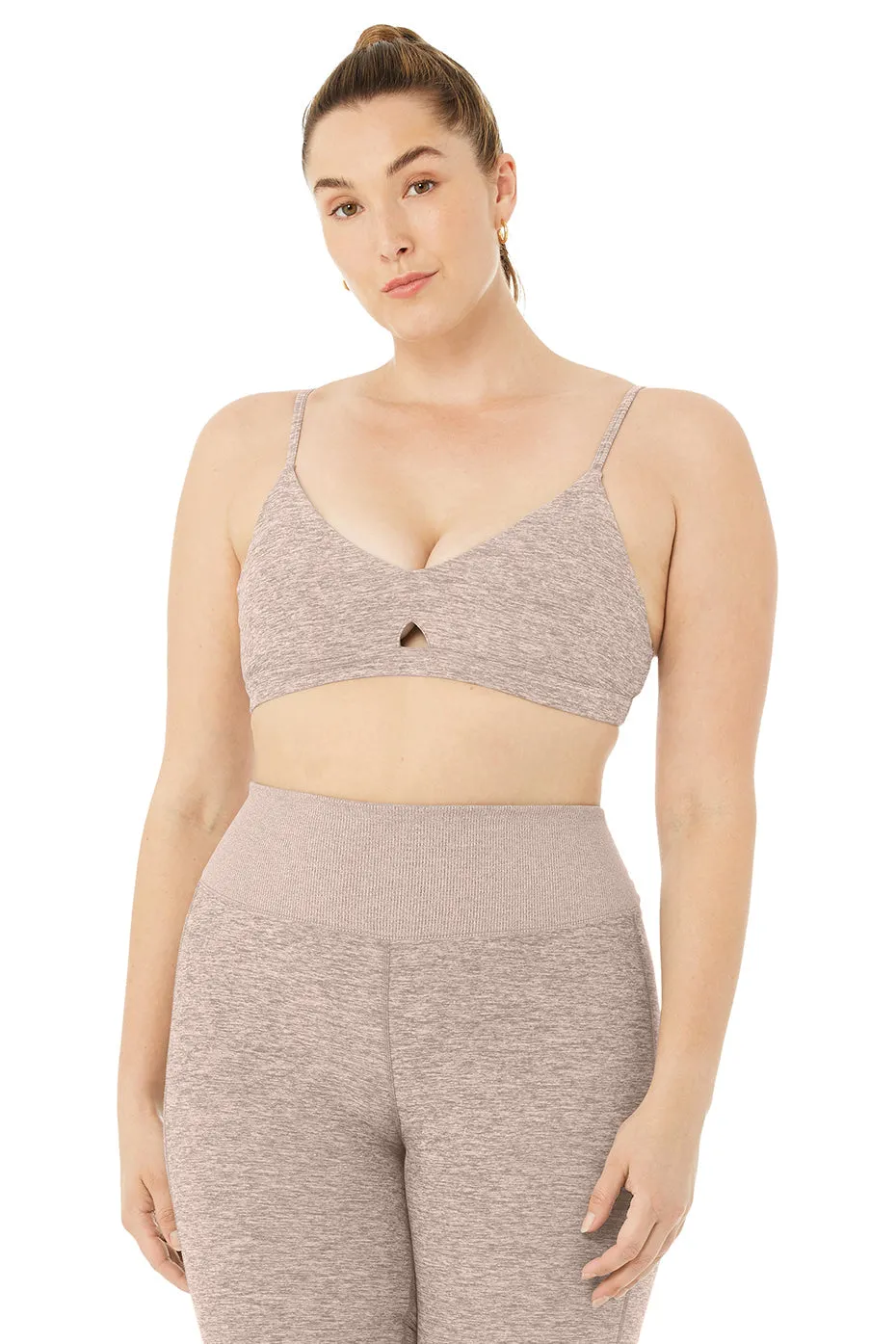 Alosoft Lounge Bra - Gravel Heather