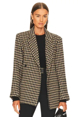 ANINE BING Kaia Blazer, Houndstooth