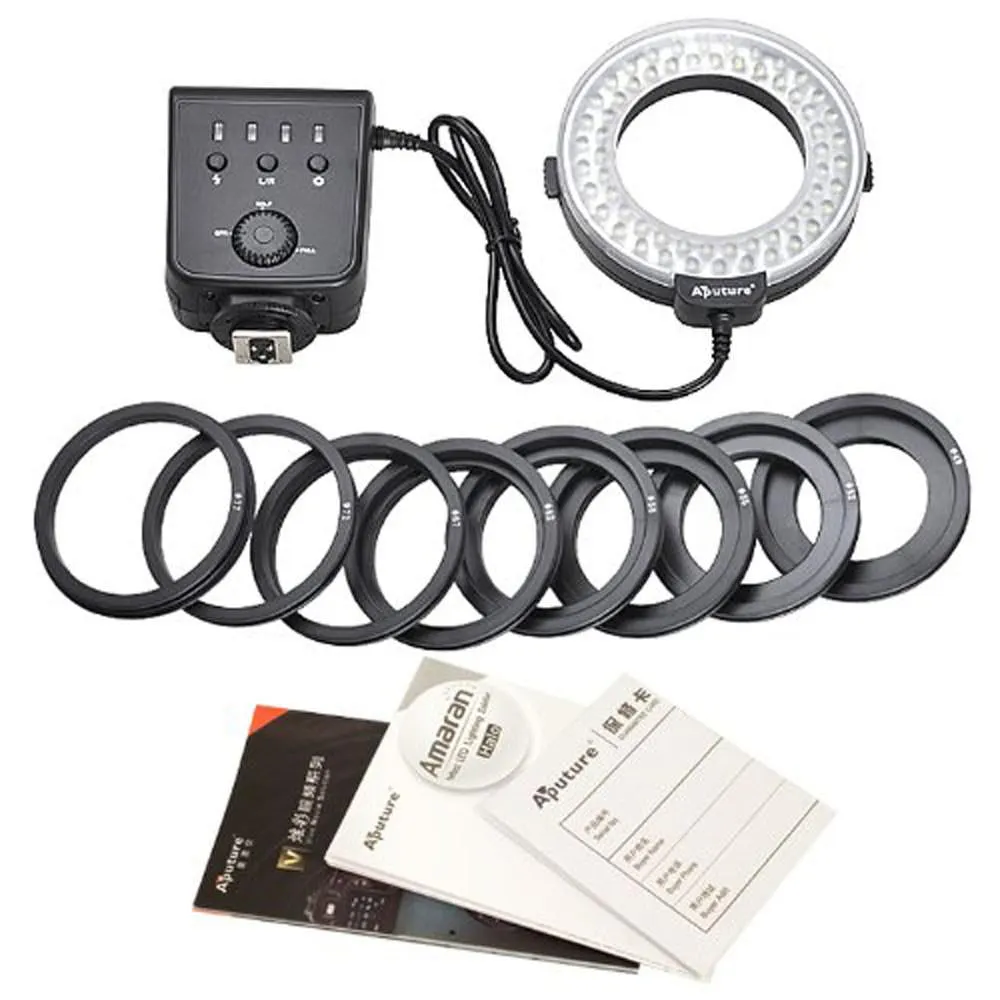 Aputure Amaran Halo AHL-N60 Nikon LED Macro Ring Flash Light