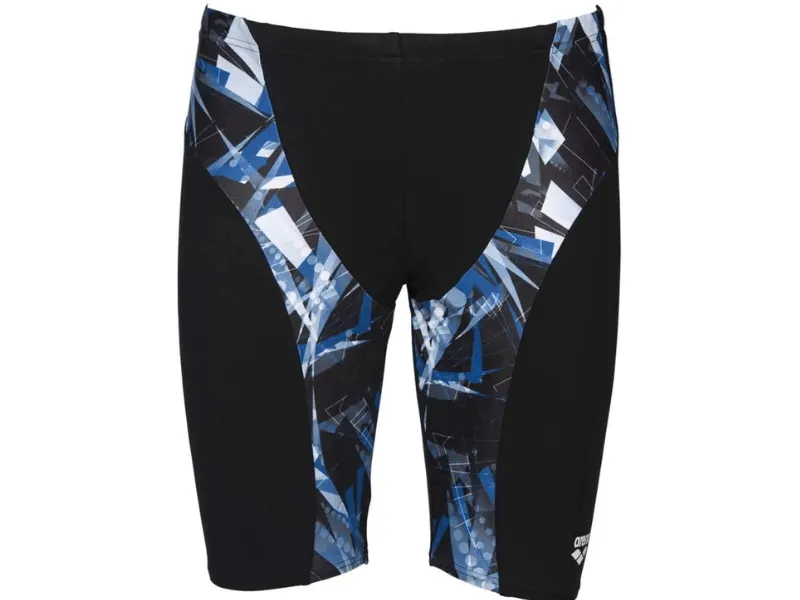 Arena Night Lights Mens Jammer (Black/Blue/White)