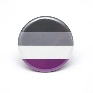 Asexual pride flag button