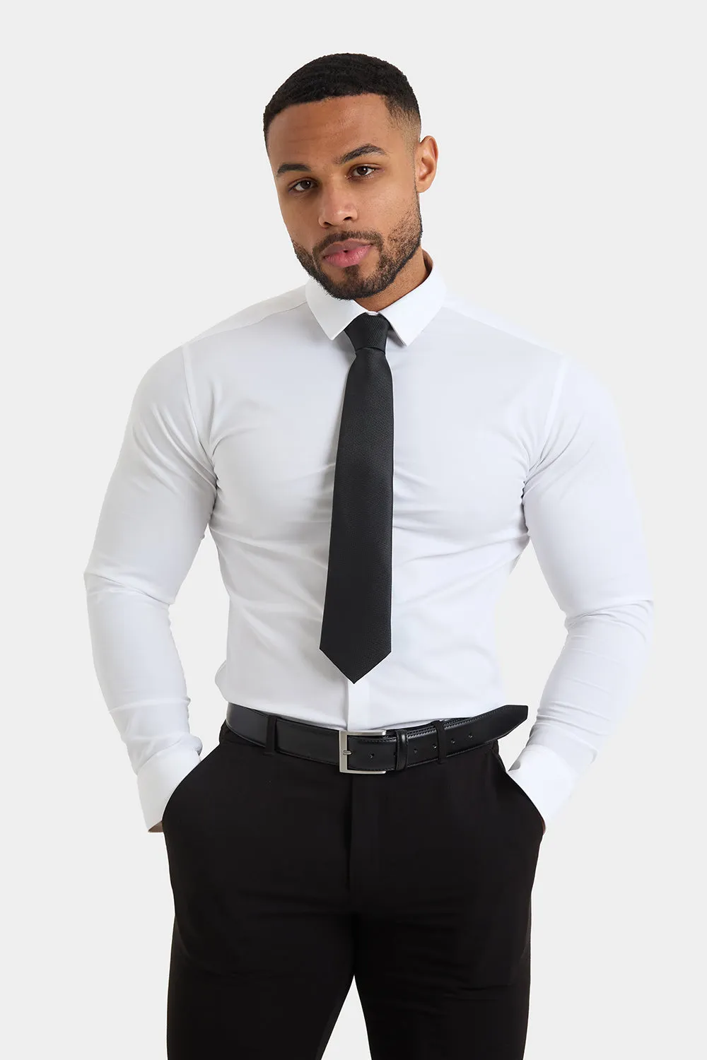 Athletic Fit Dress Shirt 4-Pack