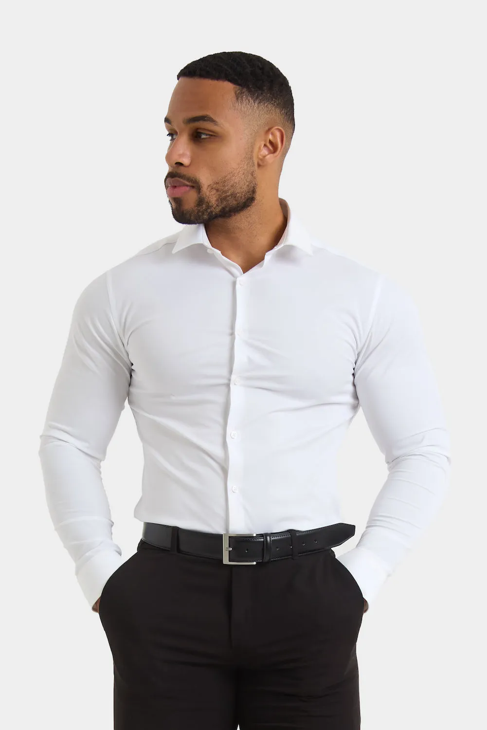 Athletic Fit Dress Shirt 4-Pack