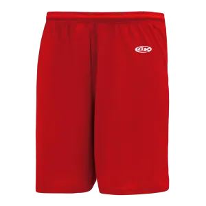 Athletic Knit (AK) BS1300M-005 Mens Red Basketball Shorts