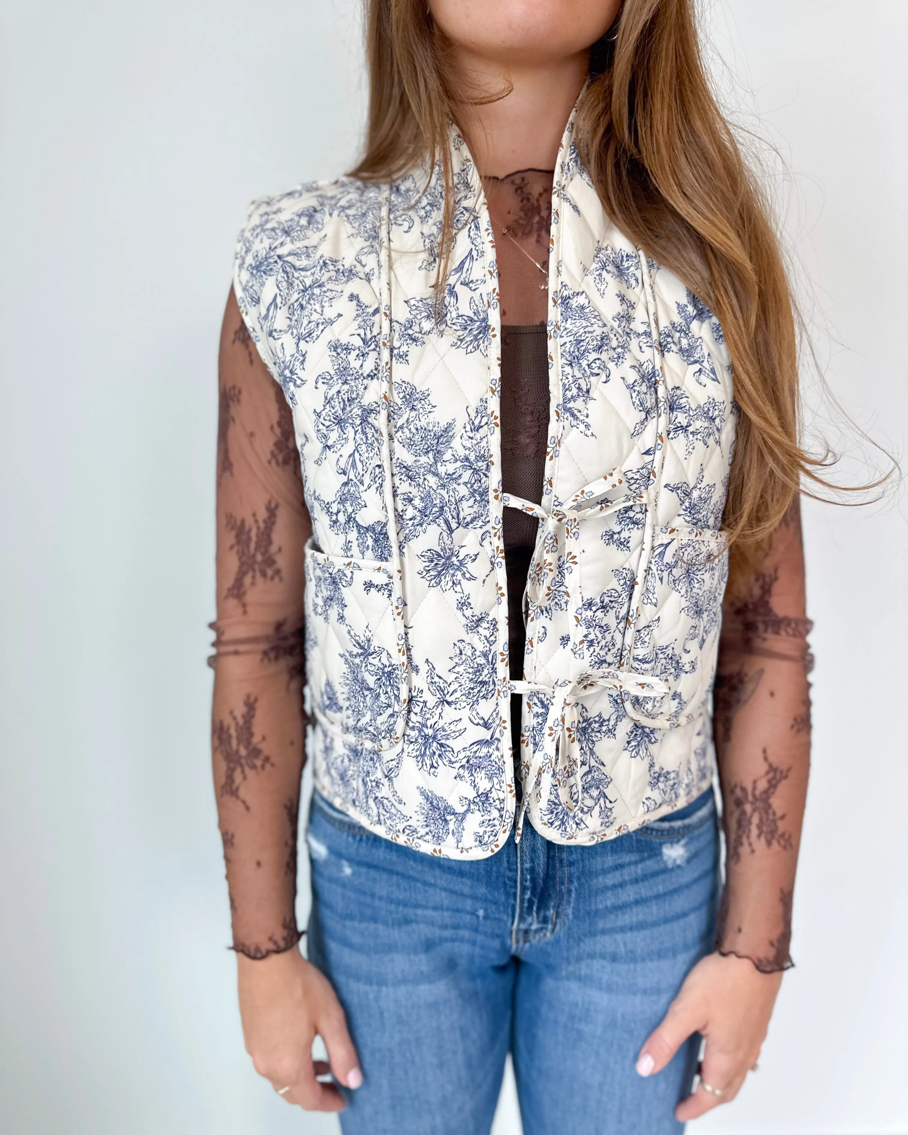 Autumn Blooms Vest