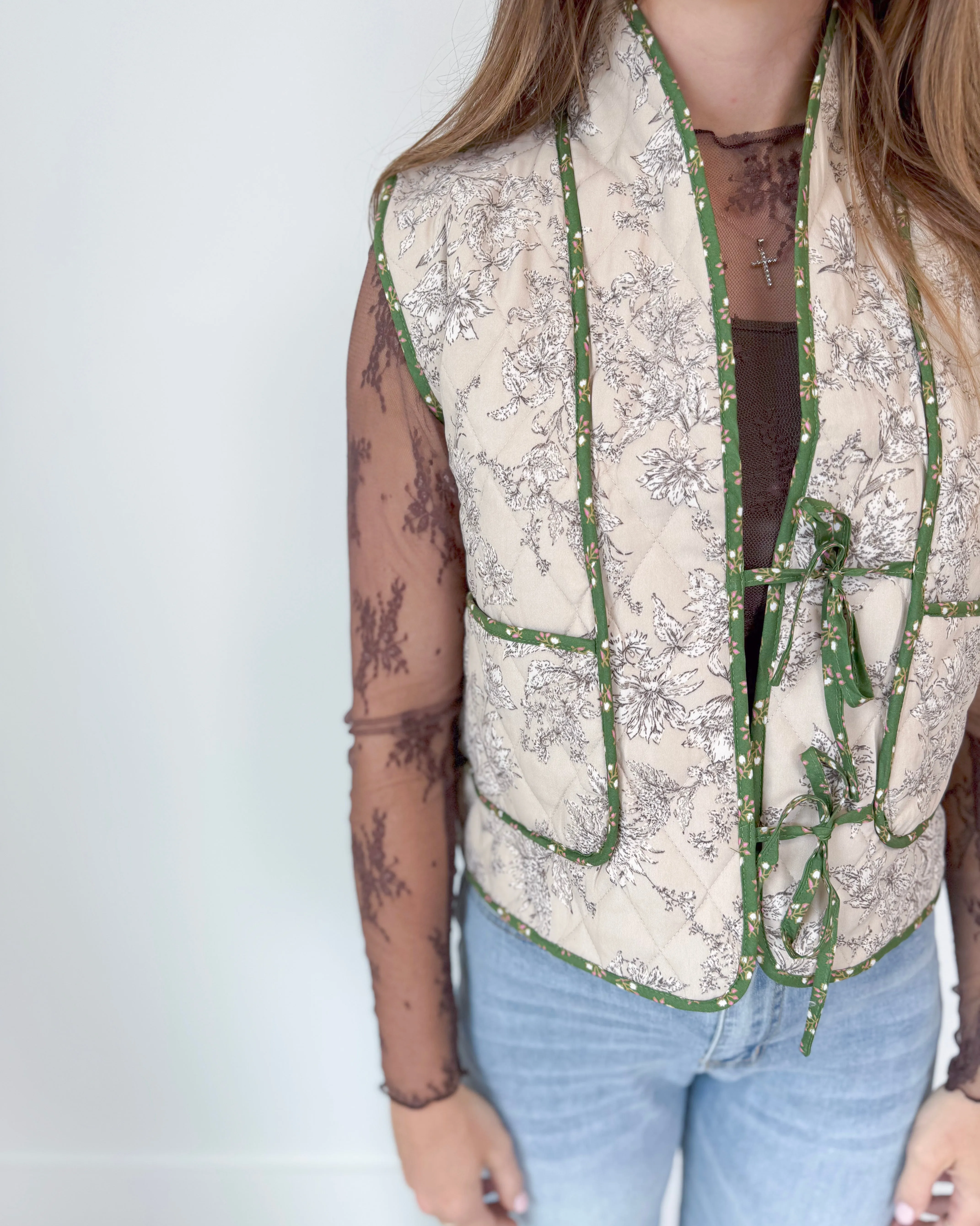 Autumn Blooms Vest