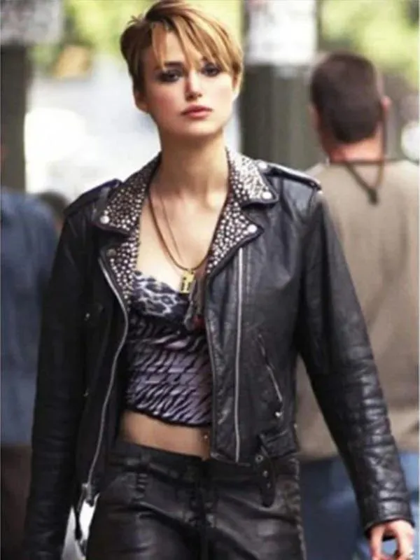 Black Leather Jacket Keira Knightley