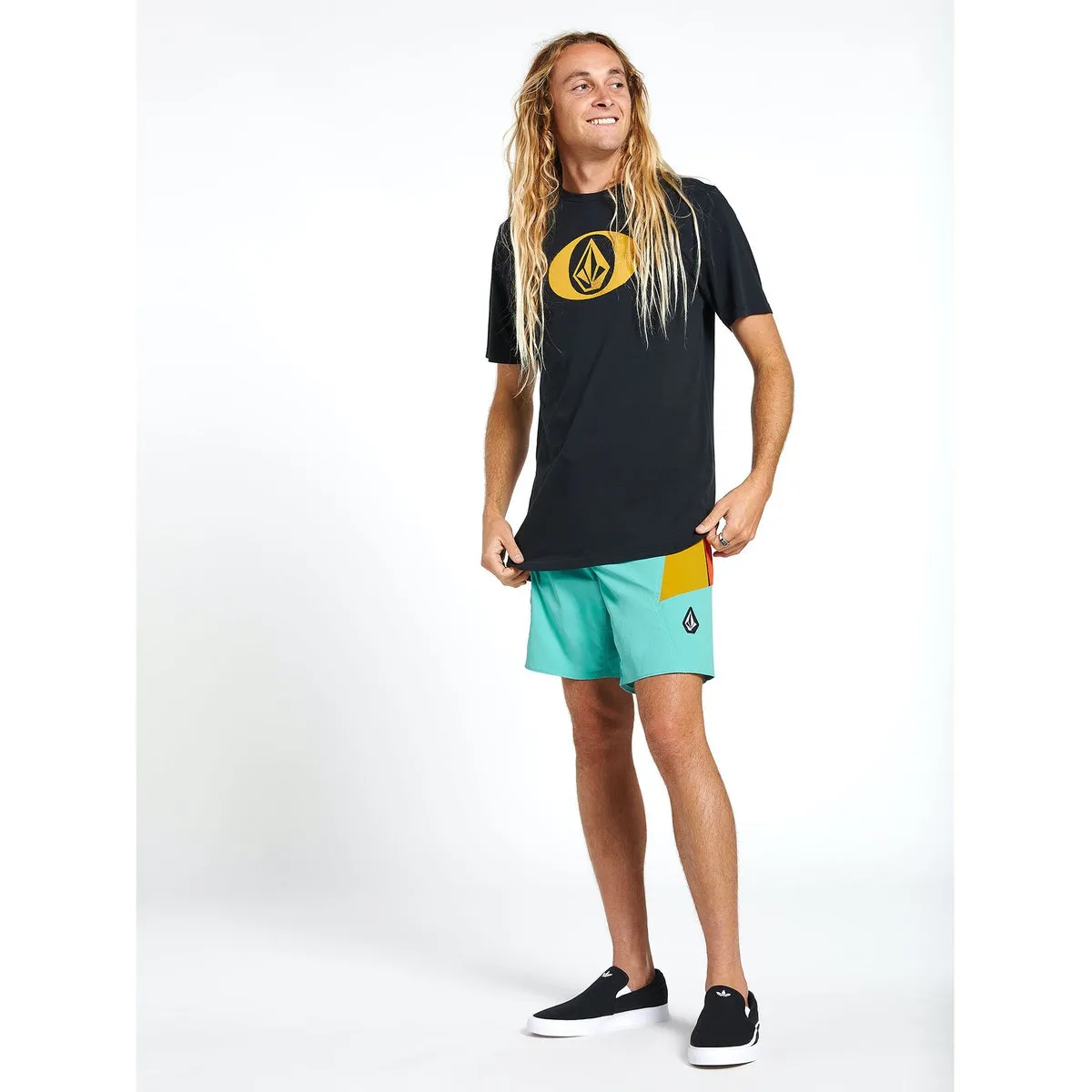 Boardshorts - Volcom Stained Glass 18" Stoney Boardshort - Mystic