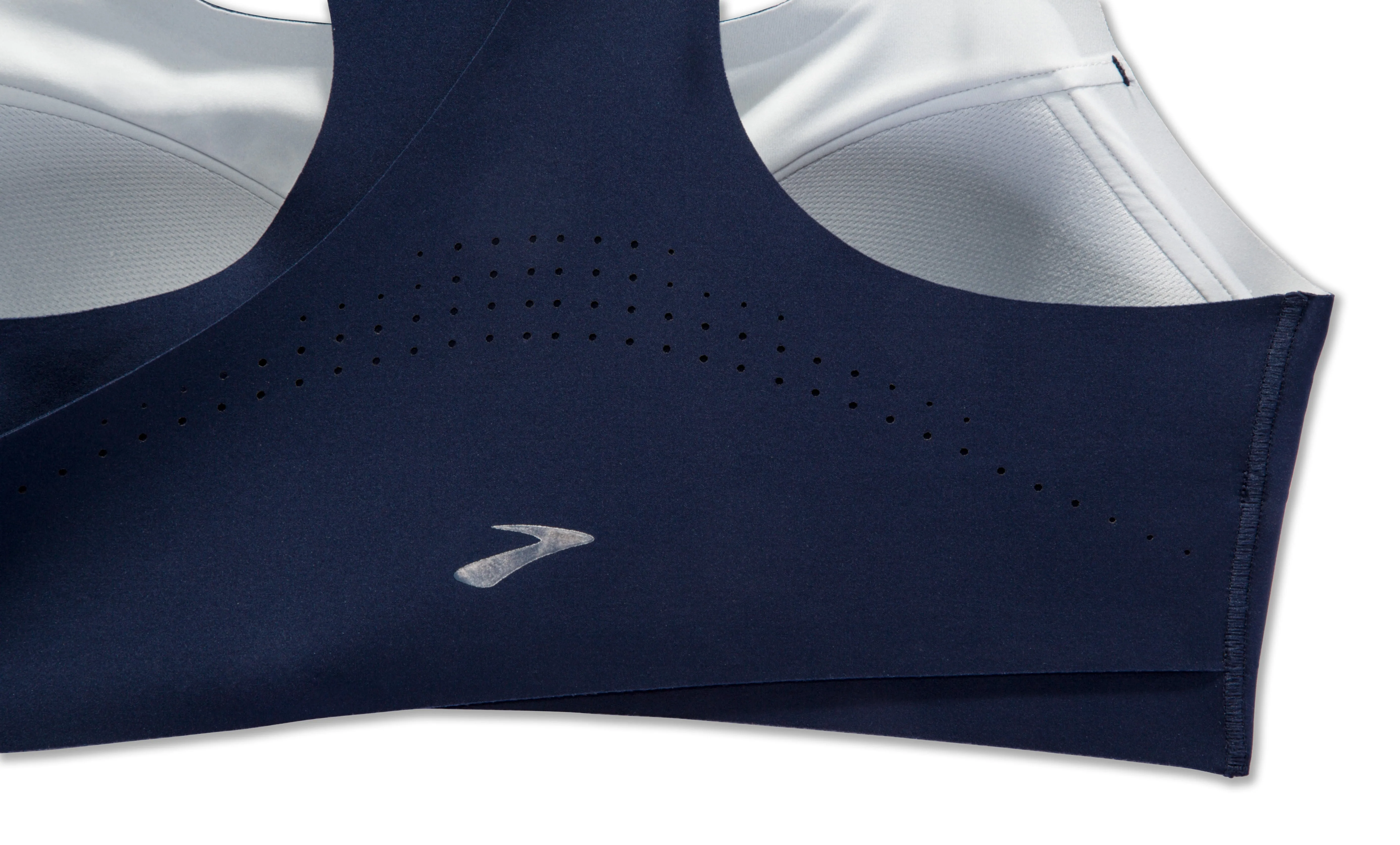 Brooks Women's Dare Zip Sports Bra - Navy (350075451)