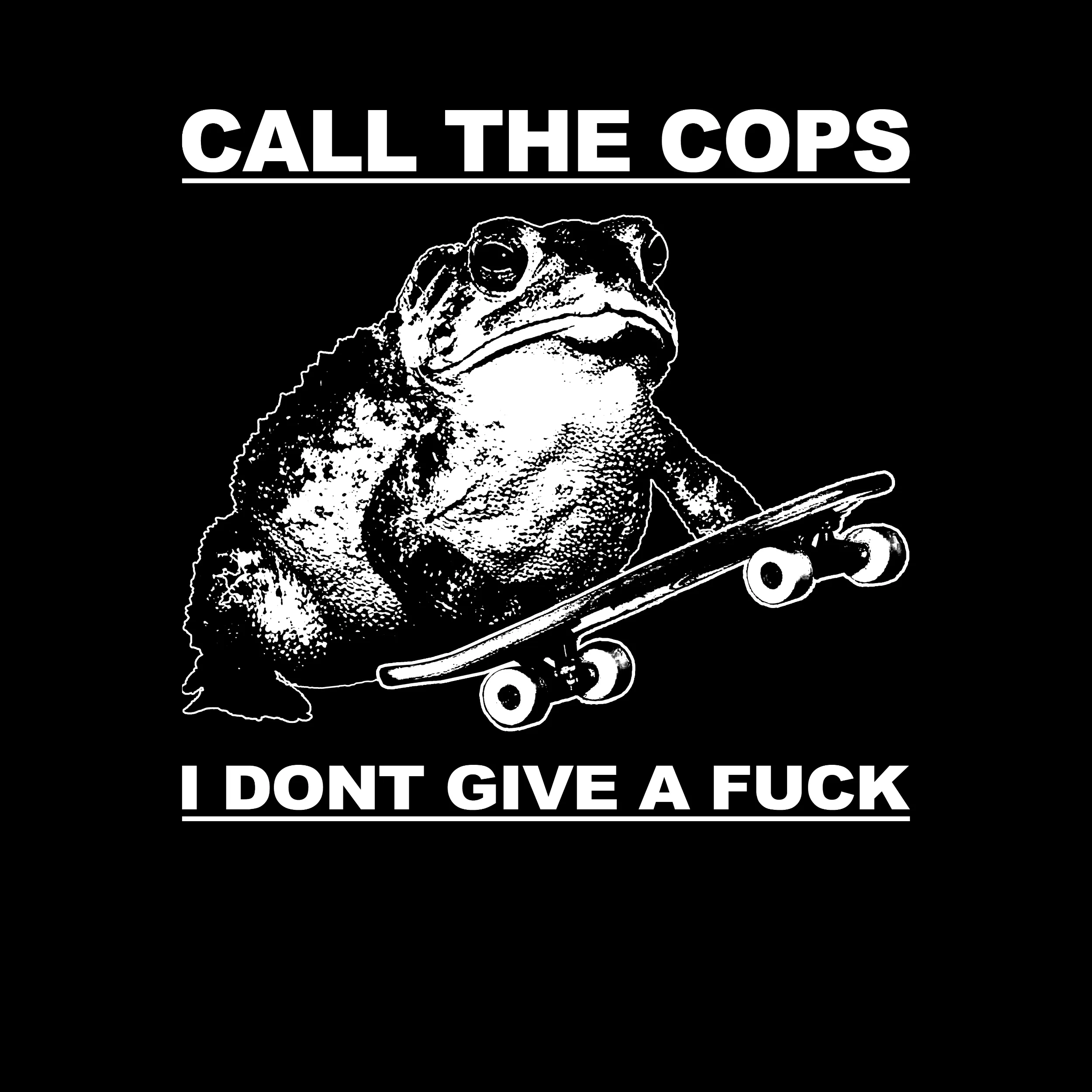 Call The Cops Frog Classic Tee