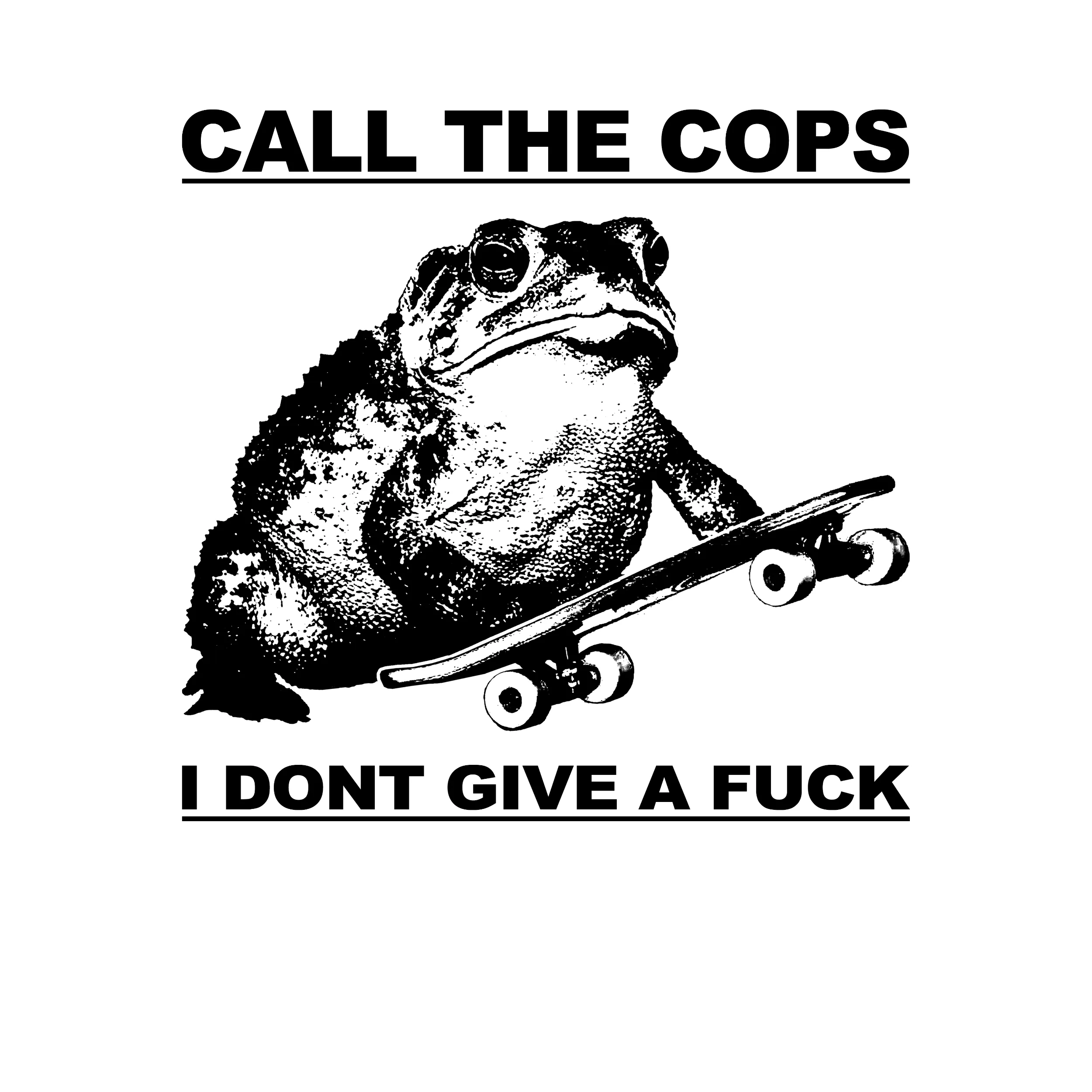 Call The Cops Frog Classic Tee