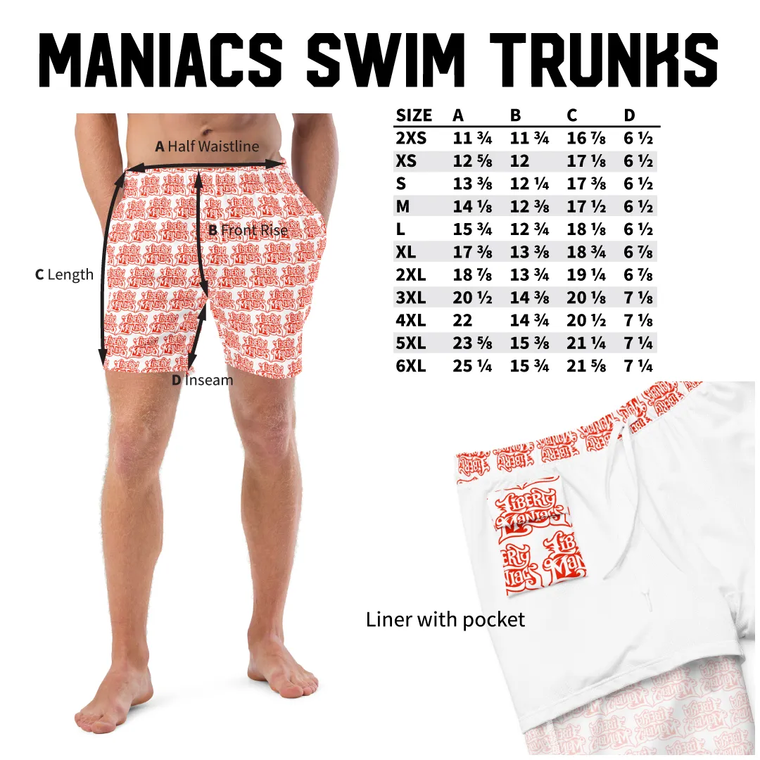 Catapults Trebuchets and Guillotines Men's Swim Trunks