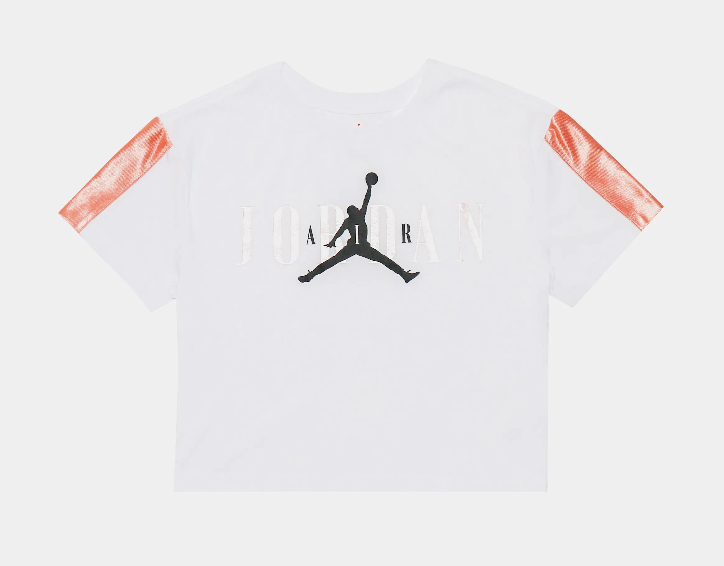 Colorblock Graphic Tee Grade School Tshirt (White/Pink)