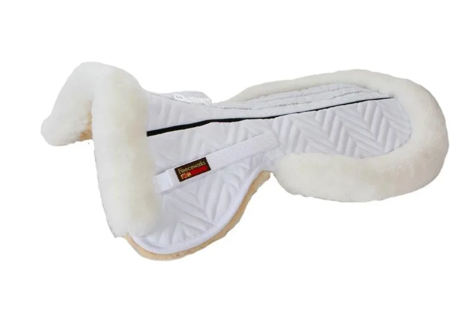 DEALS Sheepskin FXK Technology Halfpad with Rolled Edge Dressage