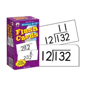 Flash Cards Division Flash Cards