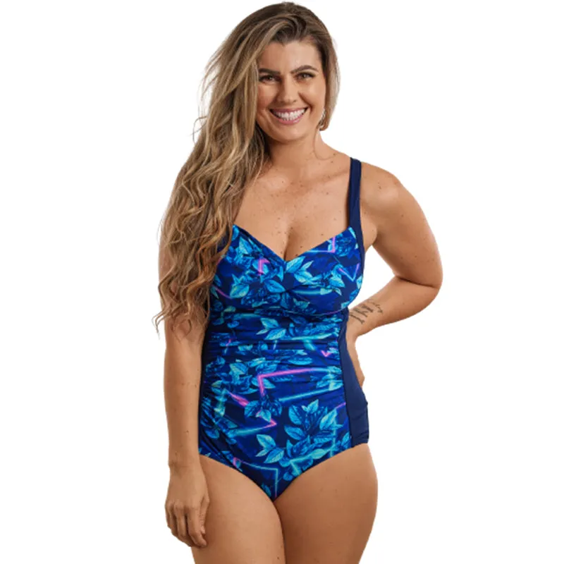 Funkita - Leaf Laser - Ladies Ruched One Piece