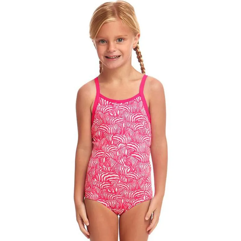 Funkita - Painted Pink - Toddler Girls Eco One Piece