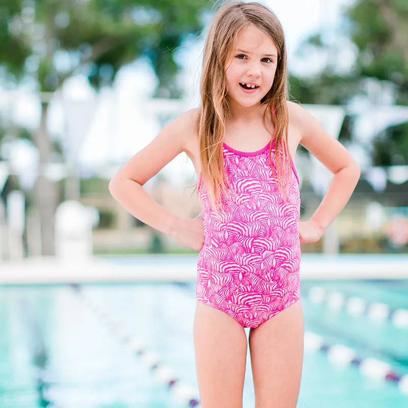 Funkita - Painted Pink - Toddler Girls Eco One Piece