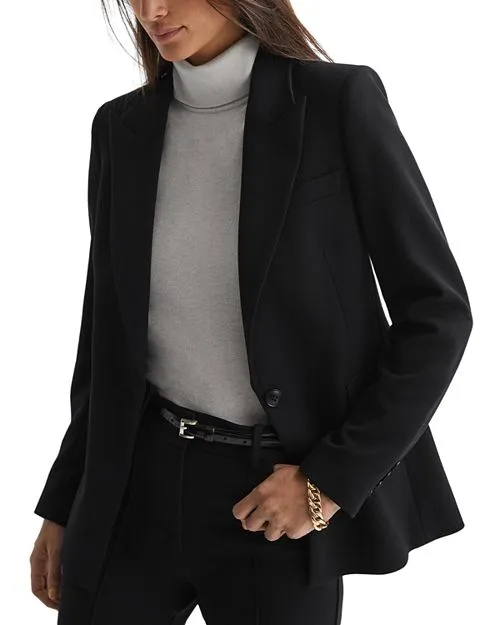 Gabi REISS single-breasted jacket, Black