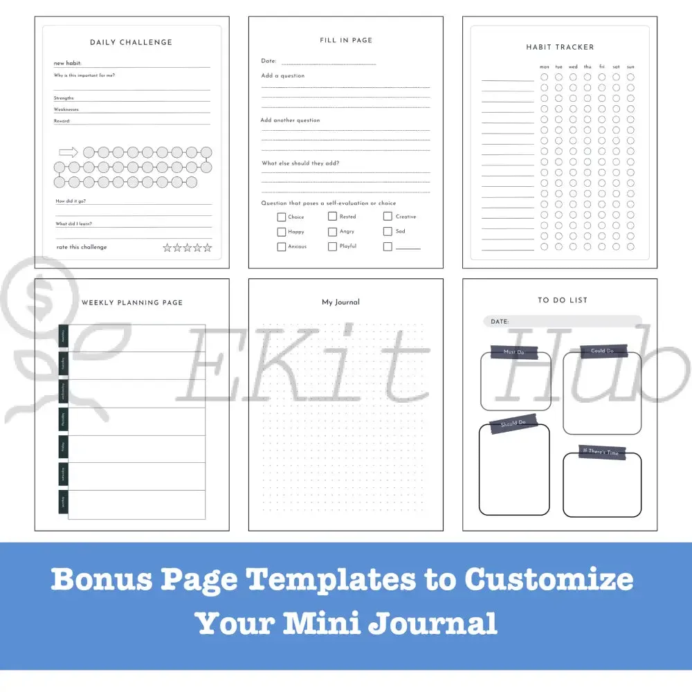 Gardening Journal Template - Canva Mini PLR Journal