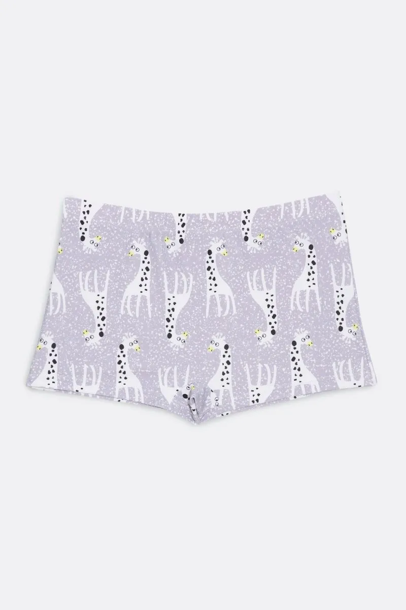 Giraffe Glide Boys Swim Shorts