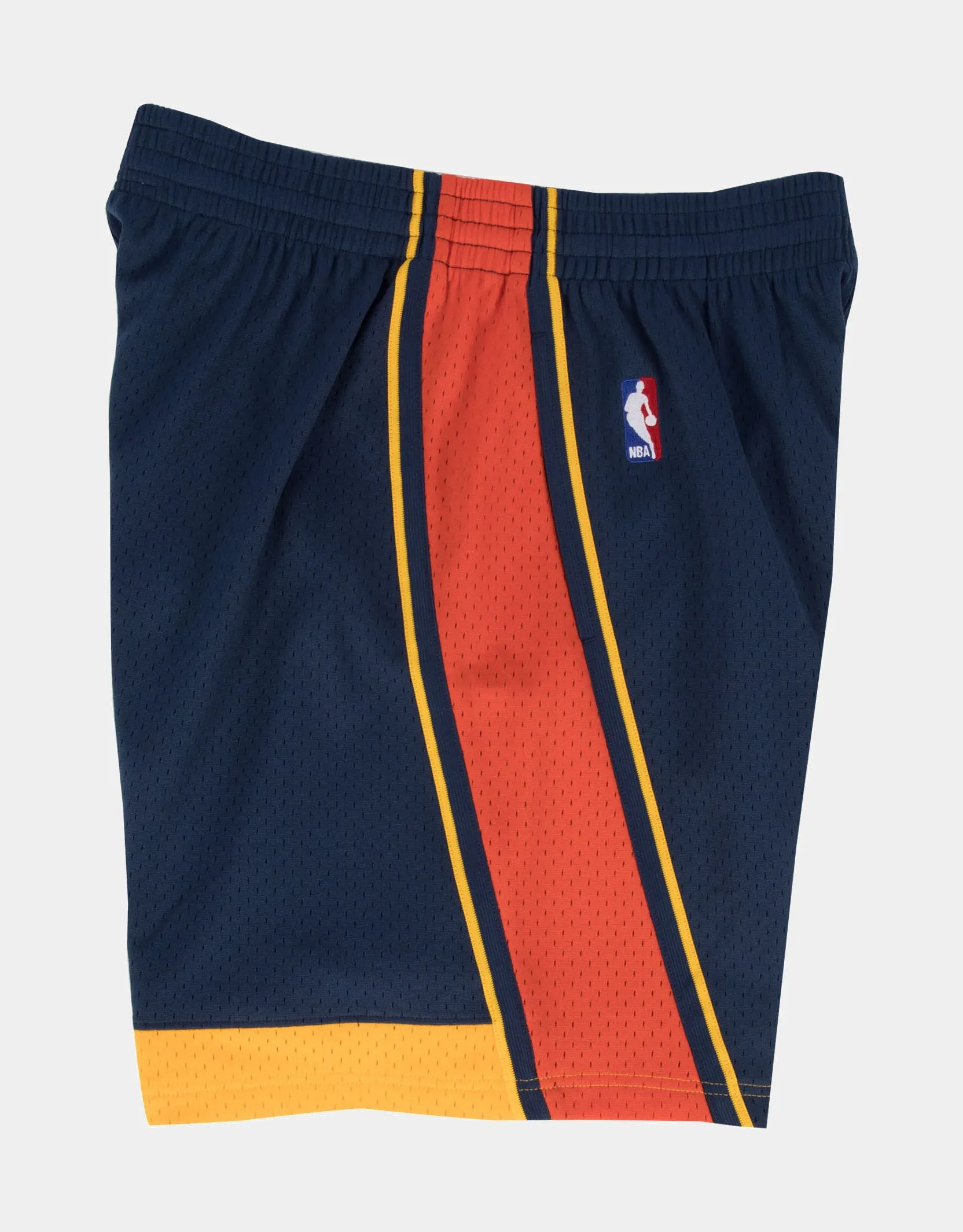 Golden State Warriors NBA Swingman Mens Basketball Shorts (Blue)