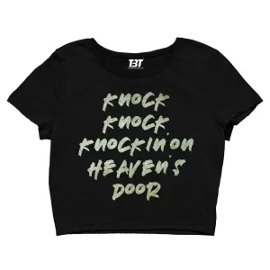 Guns N' Roses Crop Top - Knockin' On Heaven's Door