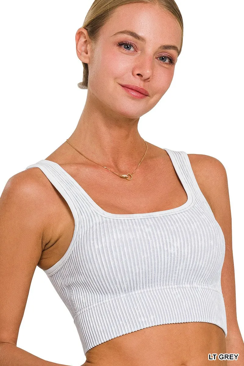 Just Breathe Square Neck Top