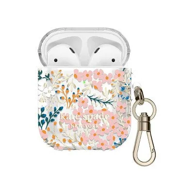 Kate Spade New York Protective AirPods Gen 1/2 Case - Multi Floral/Rose/Pacific Green