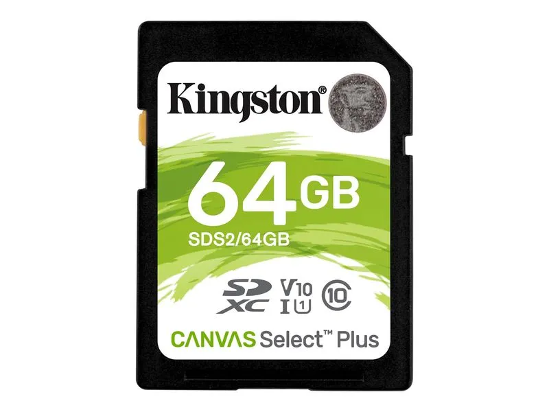 Kingston Flash Memory Card Canvas Select Plus - Sdxc Uhs-I - 64 Gb