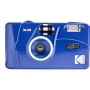 Kodak M38 35mm Film Camera - Focus Free, Powerful Built-in Flash, Easy to Use (Classic Blue)