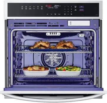 LG WSEP4727F 4.7 cu. ft. Smart Wall Oven with InstaView®, True Convection, Air Fry, and Steam Sous Vide