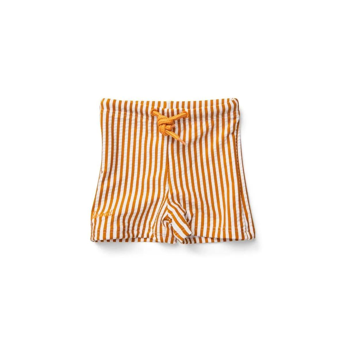 Liewood Otto Swim Pant seersucker  Stripe Mustard/White