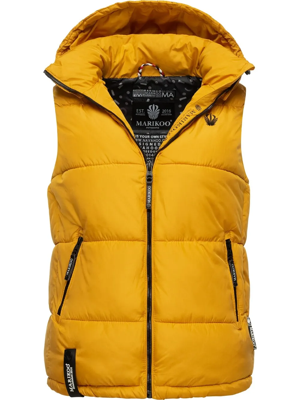 Marikoo Eisflöckchen vest, yellow