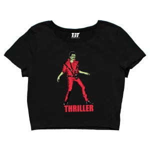 Michael Jackson Crop Top - Thriller