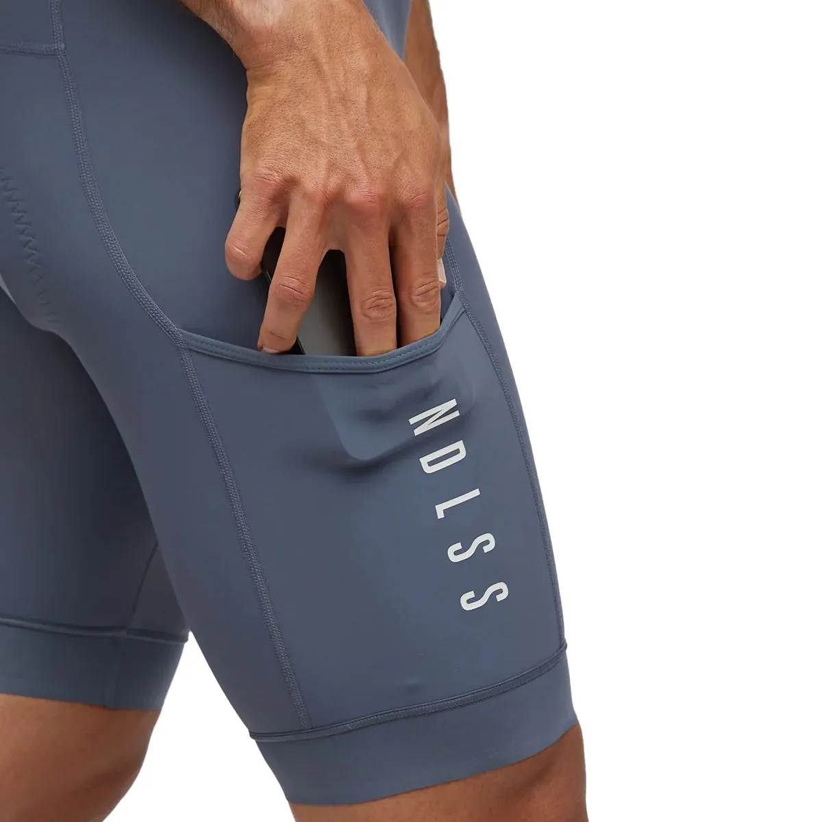 NDLSS Cargo Bib Shorts - Storm