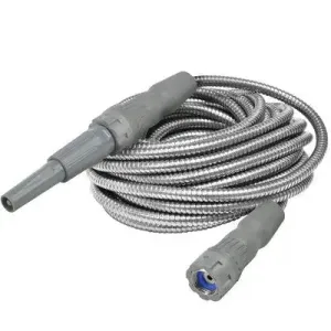 New - BERNINI LG3927 Outdoor 50' No-Kink Expandable Metal Garden Hose