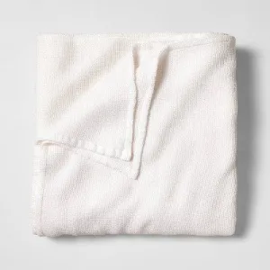 New - King Micro Waffle Bed Blanket White - Casaluna