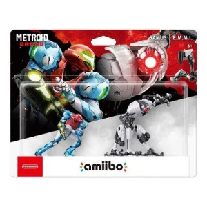 New - Metroid Dread amiibo Figures - Samus/E.M.M.I.