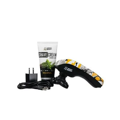 New - The Cut Buddy Rotary Shaver with Bonus Coarse Hair Shaving Cream - Trial Size - 3 fl oz