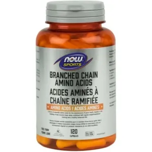 NOW Sports Branched Chain Amino Acids 120 Caps