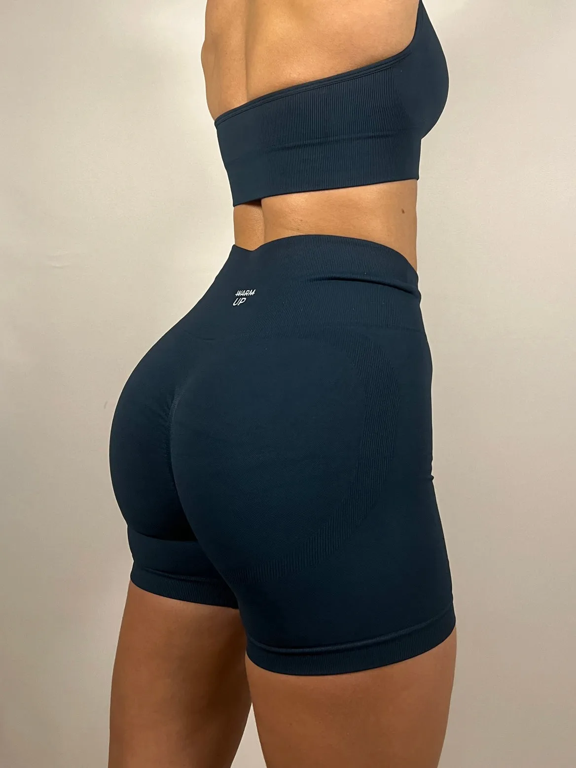 Oil Blue Seamless Shorts