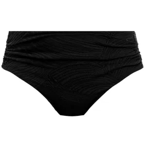 Ottawa Deep Gathered Bikini Brief Black - Fantasie Swim