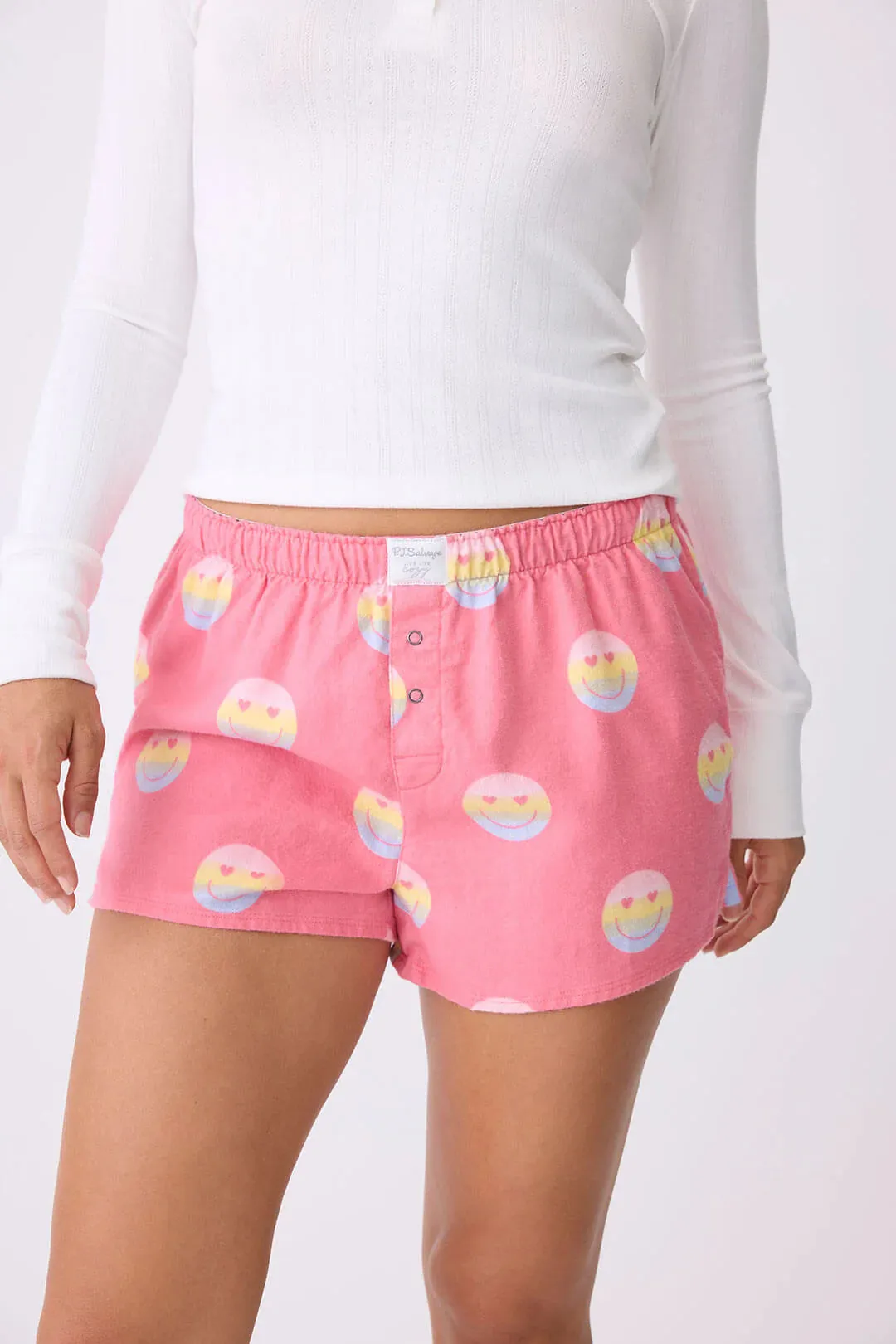 PJ Salvage Happy Face Shorts